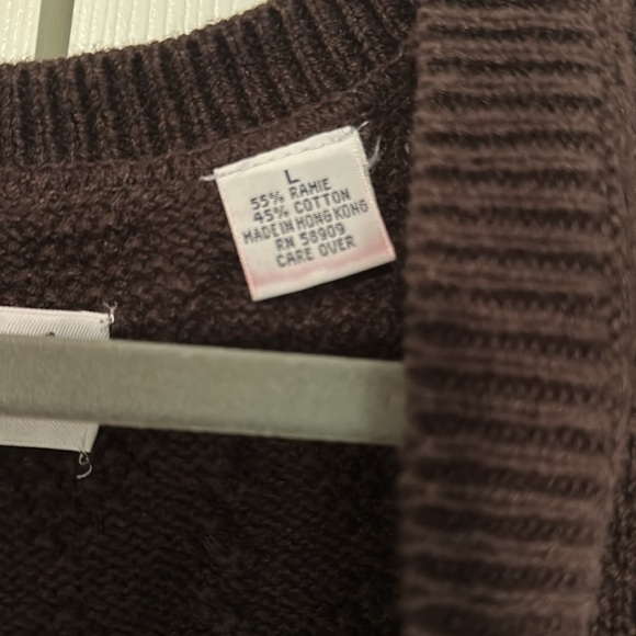 90s Westbound Casuals Brown Argyle Sweater Vest - Picture 7 of 8